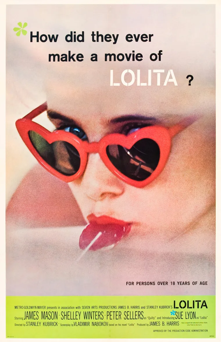 Cartaz do filme Lolita, de 1962